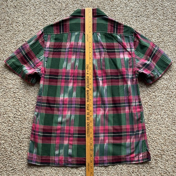 Todd Snyder Men’s Indian Madras Cotton Short Sleeve Camp Shirt M - Picture 9 of 9